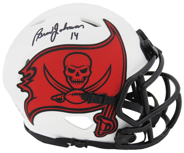 Brad Johnson Signed Buccaneers Lunar Eclipse Riddell Speed Mini Helmet -(SS COA)