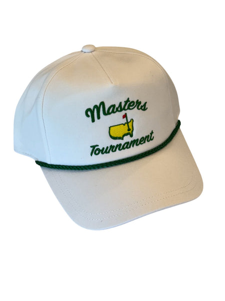 2025 Masters Augusta National Golf Club White Embroidered Rope Snapback Hat 2