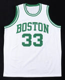 Larry Bird Signed Boston Celtics Jersey (Beckett) 12xAll Star Forward / 3xMVP