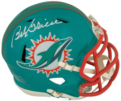 Bob Griese Signed Miami Dolphins FLASH Riddell Speed Mini Helmet -(SCHWARTZ COA)