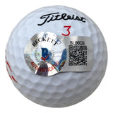 John Daly Signed The Open Titleist 3 Logo Golf Ball 95 Inscribed BAS