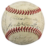 1943 Yankees (28) Dickey, Gordon, McCarthy +25 Signed Oal Baseball BAS #AE13372