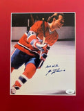 Guy Lafleur Autographed Montreal Canadiens 8x10 Photo Matted - JSA Authenticated
