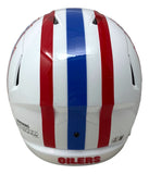 Warren Moon Signed Houston Oilers Full Size Speed Replica Helmet HOF 06 BAS