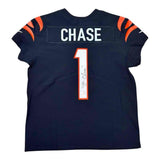 Jamarr Chase Autographed Signed Bengals Nike Vapor Elite Jersey - Beckett