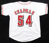 Aroldis Chapman Signed Cincinnati Reds Jersey (JSA) 7xAll Star Pitcher