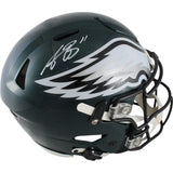 AJ Brown Autographed Philadelphia Eagles SpeedFlex Helmet Beckett Witness 49798