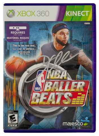 Deron Williams Signed NBA Baller Beats Xbox 360 Kinect Video Game Cover (SS COA)