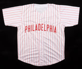 Pat Burrell Signed Philadelphia Phillies Inscribed "08 WSC" Jersey (Beckett) O.F