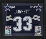 Tony Dorsett "HOF 94" Authentic Signed Navy Pro Style Framed Jersey BAS Wit 2