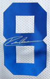 Roger Staubach Drew Pearson Autographed White Pro Style Jersey-Beckett W Holo