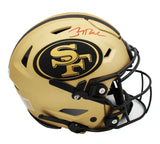 Jerry Rice Signed San Francisco 49ers Speed Flex Authentic Rave NFL Helmet