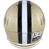Cam Jordan Autographed New Orleans Saints Mini Helmet Beckett Witness 51858