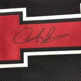 Autographed/Signed DENNIS RODMAN Chicago Black Jersey JSA COA Auto