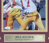 Billy Kilmer Washington Redskins Signed/Auto 8x10 Photo Framed JSA 163342