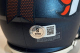 Patrick Surtain II Autographed Denver Broncos Navy 5280 Mini Helmet -- BAS COA
