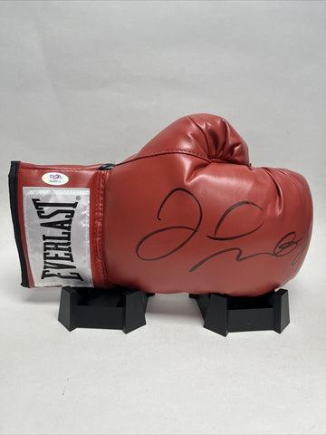 Floyd Mayweather Autographed Everlast Red Vinyl Boxing Glove, Right Hand, PSA