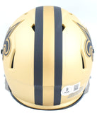 Ricky Williams Signed New Orleans Saints Rave Speed Mini Helmet - Beckett W Holo