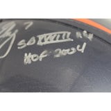 John Elway Autographed Denver Broncos Pro VSR4 Helmet 4 Insc. Beckett 32134