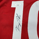 Framed Autographed/Signed Kelsey Plum 35x39 Las Vegas Red Jersey JSA COA