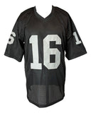 George Blanda Oakland Signed Black Football Jersey JSA+Lojo Hologram