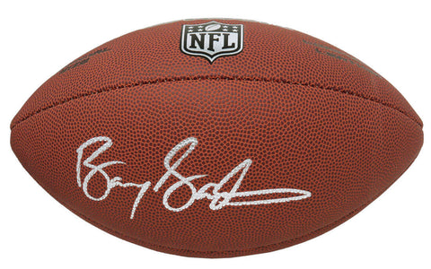 Lions BARRY SANDERS Signed Wilson NFL Limited Full-Size Football - SCHWARTZ