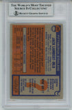 Jack Lambert Autographed/Signed 1976 Topps #229 Slab Trading Card Beckett 56932