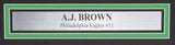A.J. Brown Autographed 16x20 Photo Philadelphia Eagles Framed Beckett 193281