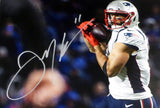 Julian Edelman Autographed Signed 16x20 Photo New England Patriots Beckett