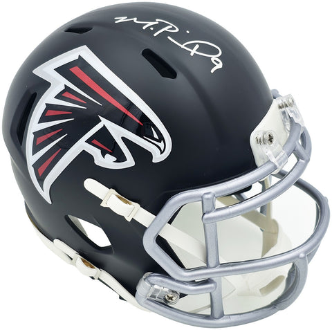 MICHAEL PENIX JR. AUTOGRAPHED FALCONS PURPLE MINI HELMET BECKETT WITNESS 242576