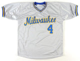 Paul Molitor Signed Milwaukee Brewers Jersey (Beckett) Hall of Famer 2004 / S.S.