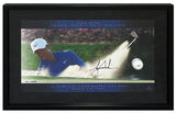 Tiger Woods Autographed "Youngest to 50" Break Through Display UDA LE 50