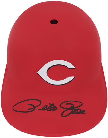 Pete Rose Signed Cincinnati Reds Souvenir Replica Batting Helmet -(SCHWARTZ COA)