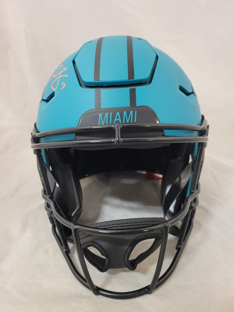 RYAN FITZPATRICK SIGNED MIAMI DOLPHINS RAVE SPEEDFLEX AUTHENTIC HELMET ...