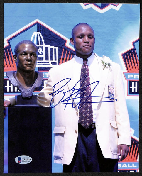 Barry Sanders HOF Signed/Autographed 8x10 Photo Lions BAS 213768