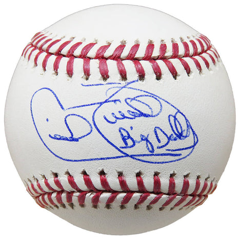Tigers CECIL FIELDER Signed Official MLB Baseball w/Big Daddy - SCHWARTZ*