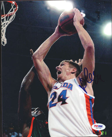 David Lee Autographed Signed 8x10 Photo Florida Gators PSA/DNA #S41748