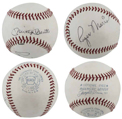 Yankees Mickey Mantle & Roger Maris Authentic Signed Oal Baseball JSA #Y25347