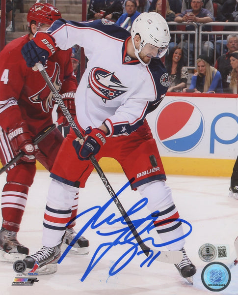 Blackhawks Nick Foligno Authentic Signed 8x10 Vertical Photo BAS #BV04229
