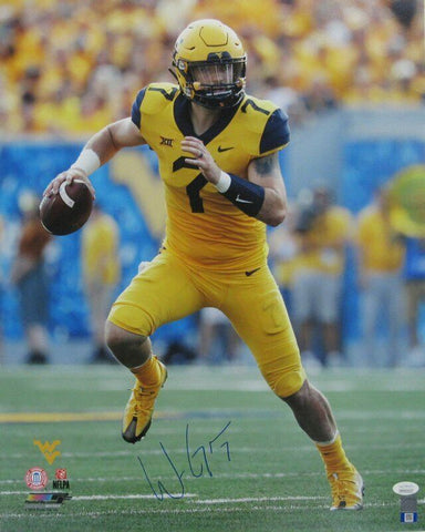 Will Grier West Virginia Mountaineers WVU Signed/Autographed 16x20 Photo JSA