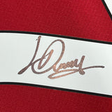Framed Autographed/Signed Luis Diaz 35x39 Liverpool Red Jersey BAS COA