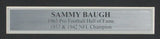 Sammy Baugh HOF Washington Redskins Signed/Auto 8x10 Photo Framed JSA 165253