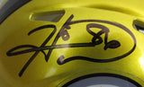 Hines Ward Signed/Autographed Gold Flash Mini Helmet Steelers Beckett 204022