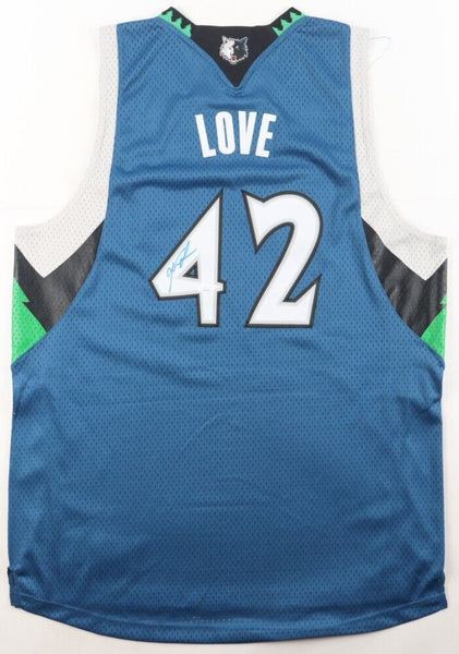 Kevin Love Signed Minnesota Timber Wolves Jersey (JSA COA) 2016