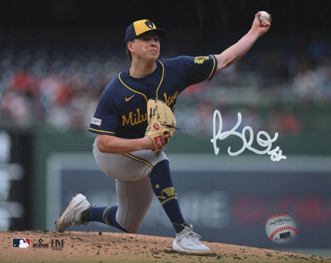 Milwaukee Brewers Pitcher KYLE HARRISON Signed 8x10 Photo #1 AUTO