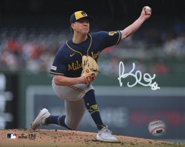 Milwaukee Brewers Pitcher KYLE HARRISON Signed 8x10 Photo #1 AUTO