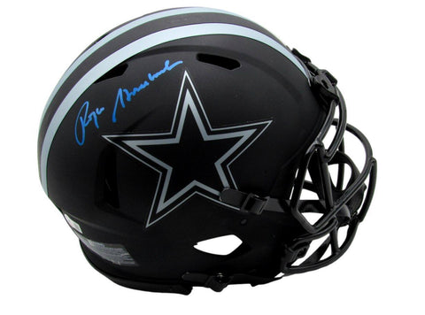 Roger Staubach HOF Autographed Full Size Eclipse Authentic Helmet Cowboys BAS
