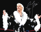 RIC FLAIR AUTOGRAPHED SIGNED FRAMED 11X14 PHOTO JSA STOCK #209410