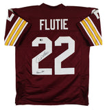Boston College Doug Flutie "Heisman 84" Signed Maroon Pro Style Jersey BAS Wit 2