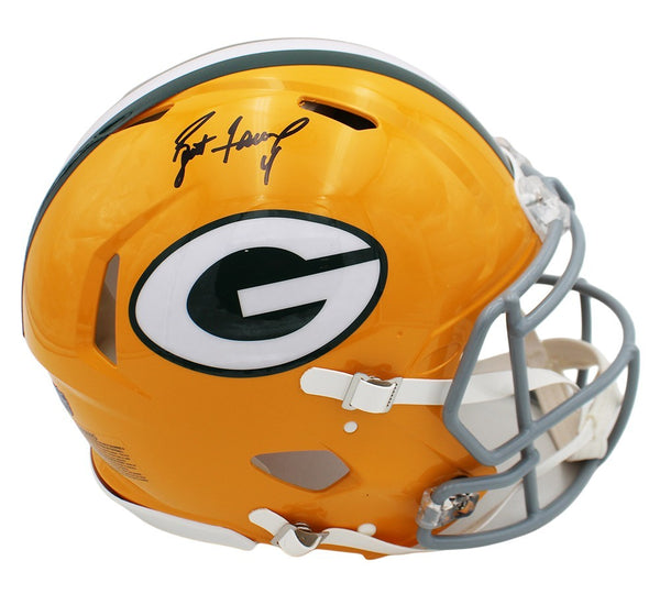 Brett Favre Signed Green Bay Packers Speed Authentic Throwback '61-79 NFL Helmet